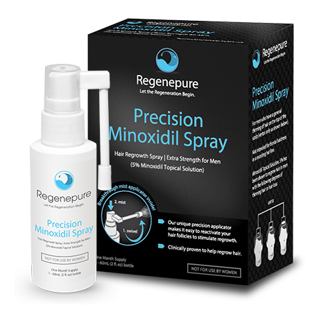 Just For Men Hair Regrowth Precision Minoxidil Spray - One ...