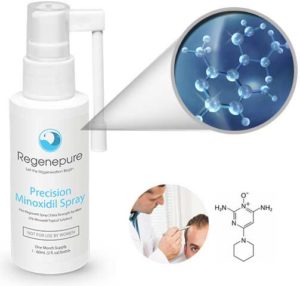 Target Hair Loss With Minoxidil 5 Precision Spray By Regenepure Regenepure Precision Minoxidil 5 Hair Loss Spray Is A Changer In The Fight Against Male Pattern Use It Twice Per Day For Men S